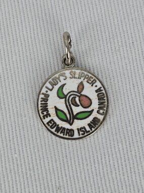 Vintage Sterling Silver PEI Canada Anne of Green Gables Charm Travel Pendant